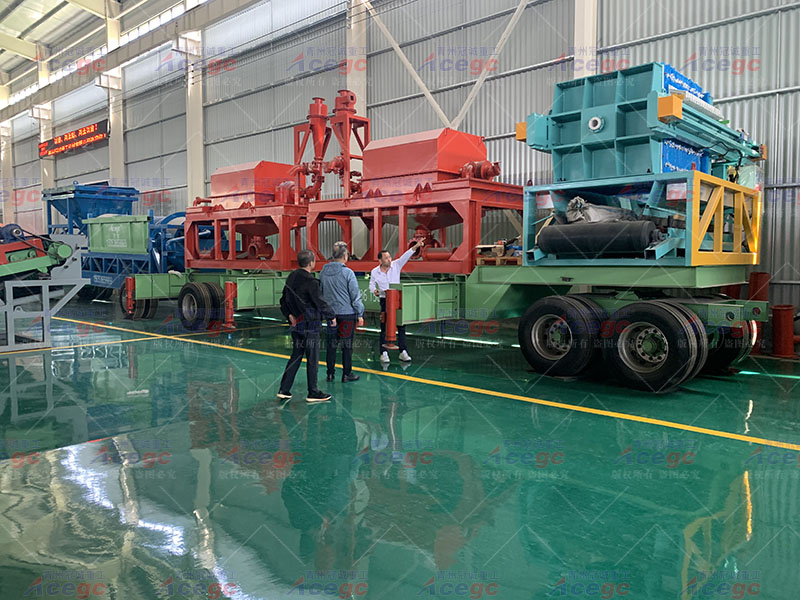 移動離心式寶石選礦設備